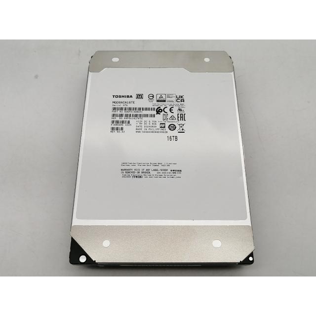 中古】TOSHIBA MG08ACA16TE 16TB/7200rpm/512MB/6Gbps【秋葉2号】保証
