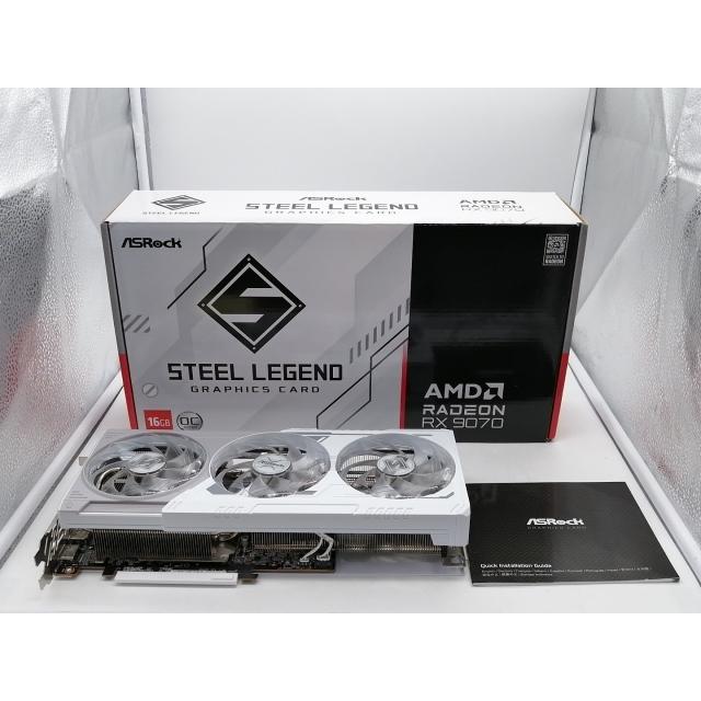 中古】ASRock Radeon RX 9070 Steel Legend 16GB OC RX9070/16GB(GDDR6