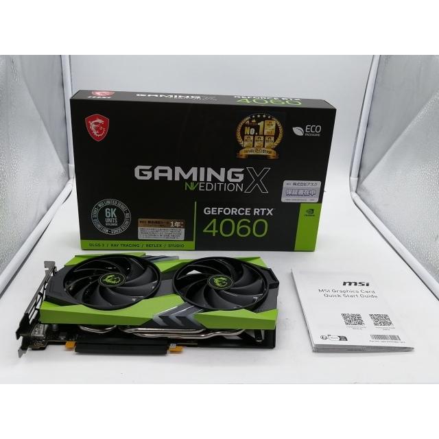 中古】MSI GeForce RTX 4060 GAMING X NV EDITION 8G RTX4060/8G【秋葉