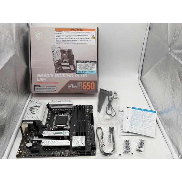 中古】MSI B650M GAMING PLUS WIFI B650/AM5/MicroATX【秋葉2号】保証