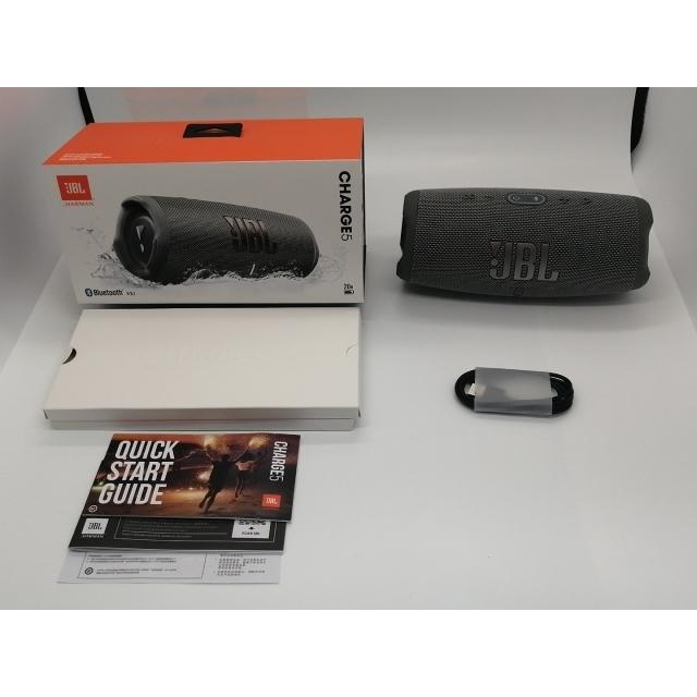 中古】JBL CHARGE 5 グレー【秋葉2号】保証期間1週間【ランクA