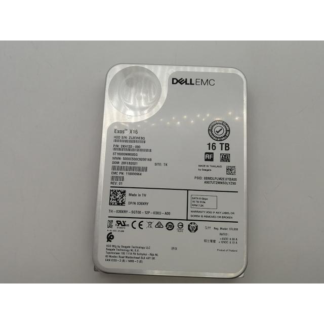 中古】Seagate ST16000NM005G Exos X16 16TB/7200rpm/256MB/6Gbps
