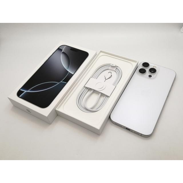 中古】Apple 国内版 【SIMフリー】 iPhone 16 Pro Max 512GB ホワイト