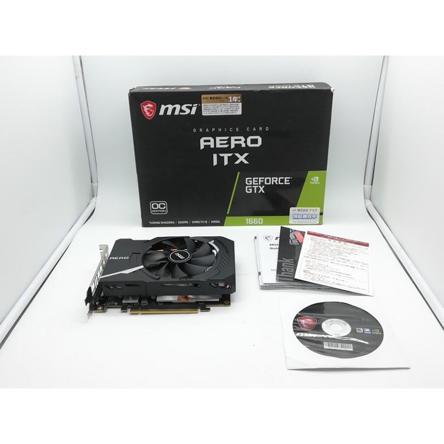 中古　GeForce GTX 1660 AERO ITX 6G OC 中古】MSI GeForce GTX 1660 AERO ITX 6G OC [2133064489080] - リコレ