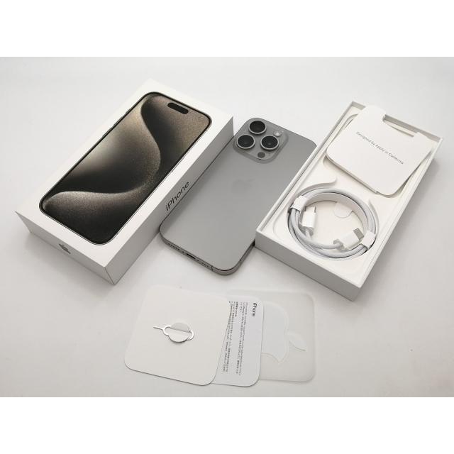 中古】Apple 国内版 【SIMフリー】 iPhone 15 Pro 512GB ナチュラル