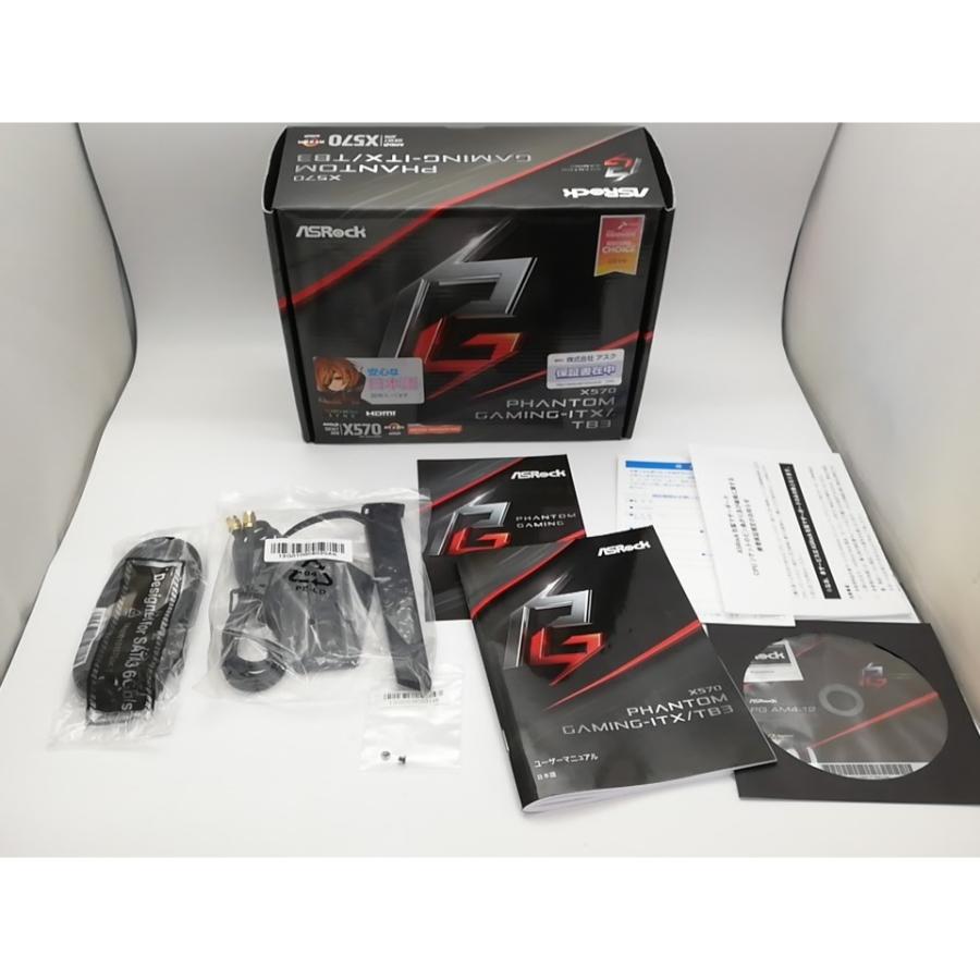 中古】ASRock X570 Phantom Gaming-ITX/TB3 X570/AM4/11ax+BT5/Mini