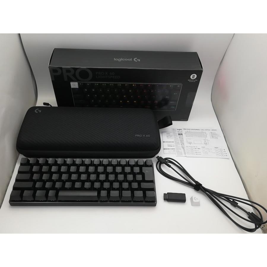 中古】Logicool PRO X 60 G-PKB-60-001TCBK [ブラック] 【秋葉2号