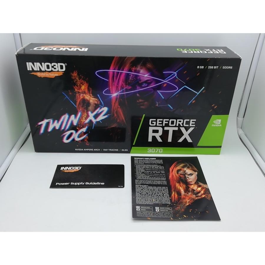 中古】Inno3D GEFORCE RTX 3070 TWIN X2 OC（N30702-08D6X-1710VA32L