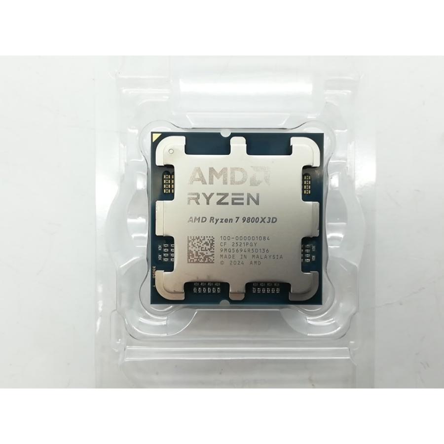中古】AMD Ryzen 7 9800X3D (4.7GHz/TC:5.2GHz) BOX AM5/8C/16T/L3