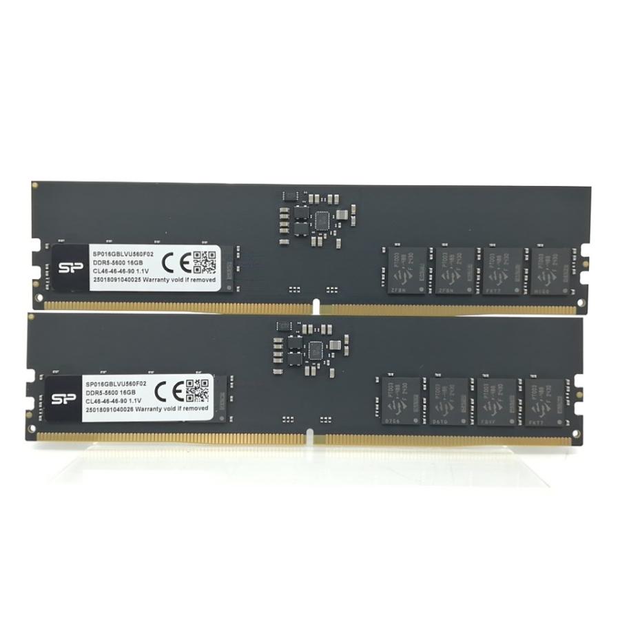中古】DDR5 16GB 2枚組（合計32GB） DDR5-5600(PC5-44800