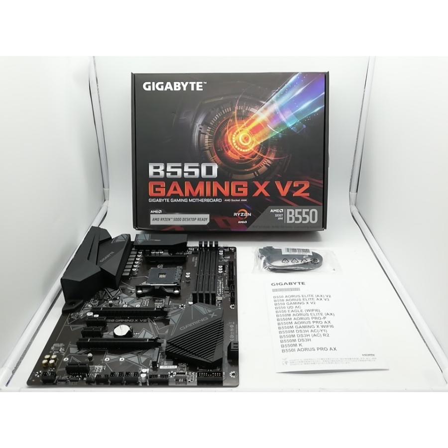 中古】GIGABYTE B550 GAMING X V2 [Rev.1.3] B550/AM4/ATX【秋葉2号