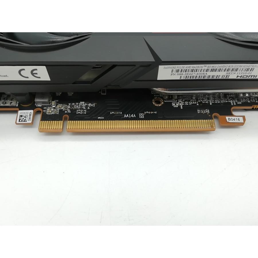 中古】SAPPHIRE PULSE Radeon RX 6600 8G GDDR6（11310-01-20G）RX6600