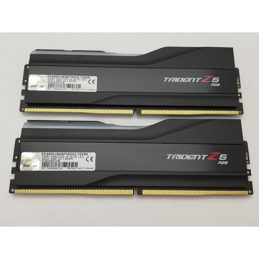 ス*ー様 【中古】デスクトップ用DDR5メモリ16GBx2 中古】DDR5 16GB 2枚組（合計32GB） DDR5-6000(PC5-48000