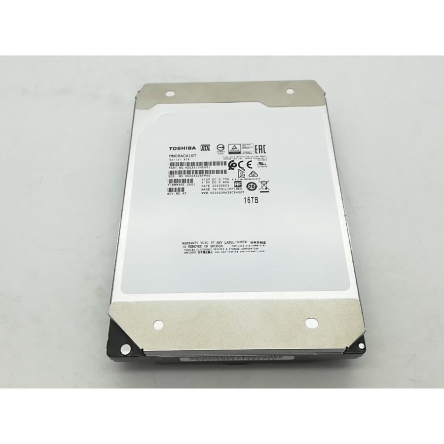 中古】TOSHIBA MN08ACA16T 16TB/7200rpm/512MB/6Gbps【秋葉2号】保証