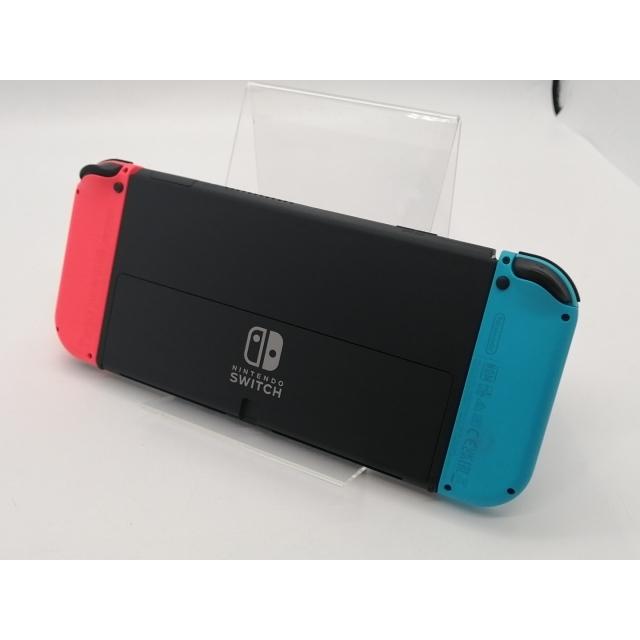 中古】Nintendo Switch 本体 (有機ELモデル) HEG-S-KABAA ネオンブルー