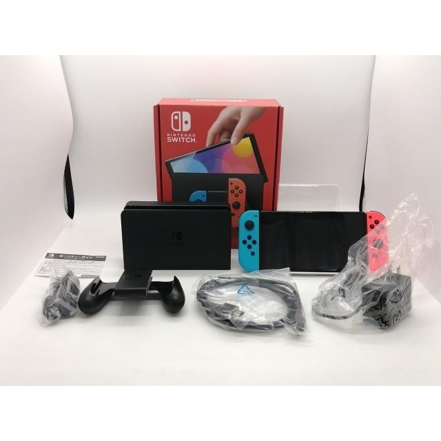 【中古】Nintendo Switch本体 ネオン 箱付き 初期化済 付属品完備 中古】Nintendo Switch 本体 (有機ELモデル) HEG-S-KABAA ネオンブルー