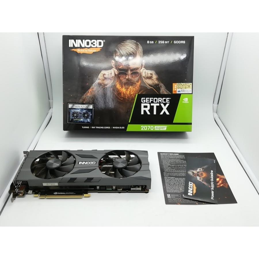 中古】Inno3D GEFORCE RTX 2070 SUPER TWIN X2 OC（N207S2-08D6X 