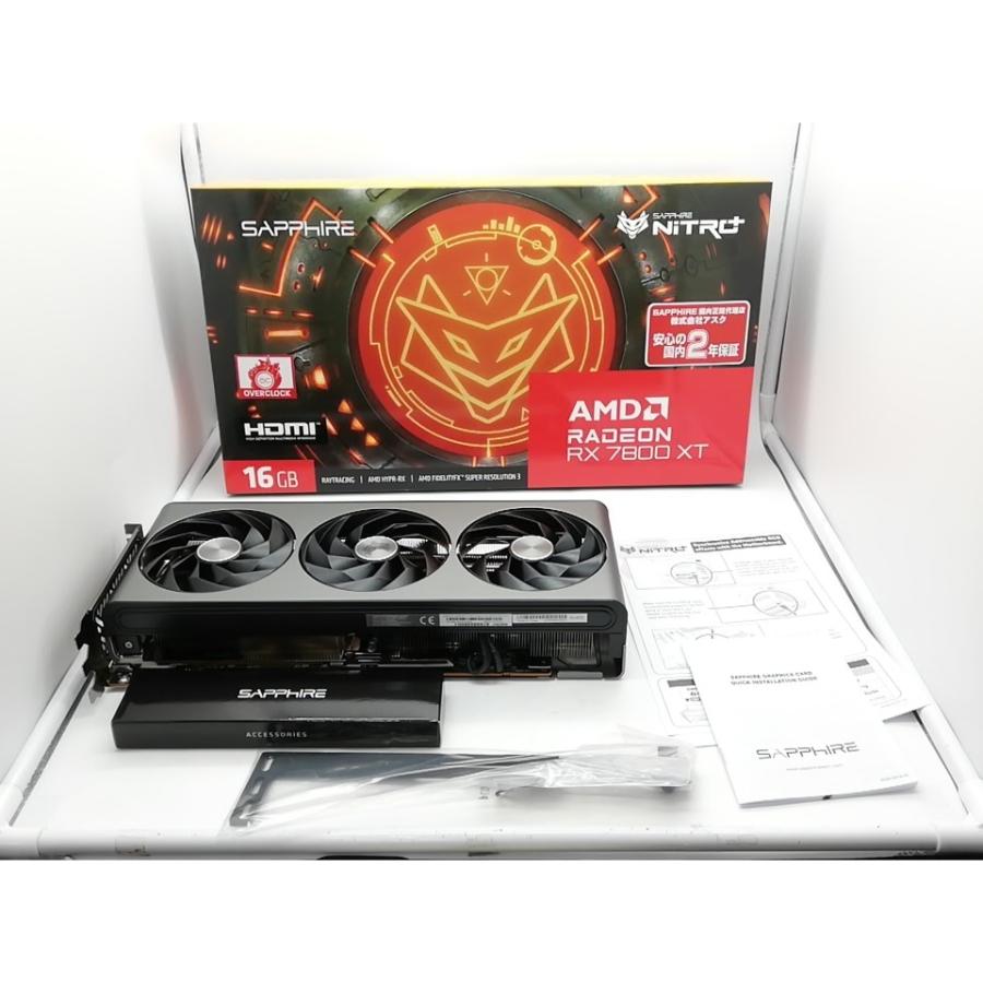 中古】SAPPHIRE NITRO+ Radeon RX 7800 XT GAMING OC 16GB GDDR6