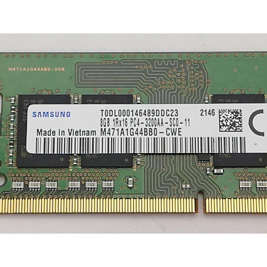 中古】260PIN 8GB DDR4-3200(PC4-25600) SODIMM 【ノートPC用】【秋葉2