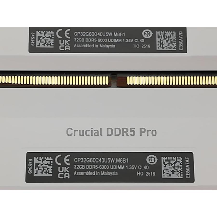 中古】DDR5 32GB 2枚組（合計64GB） DDR5-6000(PC5-48000