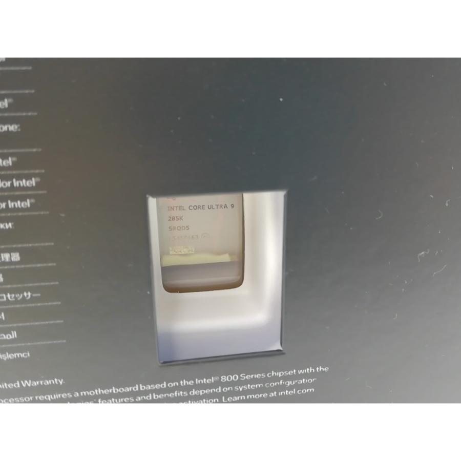 未使用】Intel Core Ultra 9 285K(3.7GHz) Box LGA1851/24C(P:8C/E:16C 