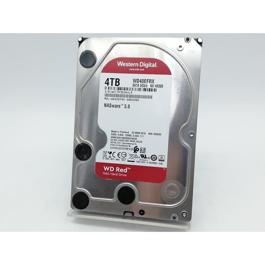 中古】W.D. WD40EFRX WD Red 4TB/5400rpm/64MB/6Gbps【秋葉2号】保証