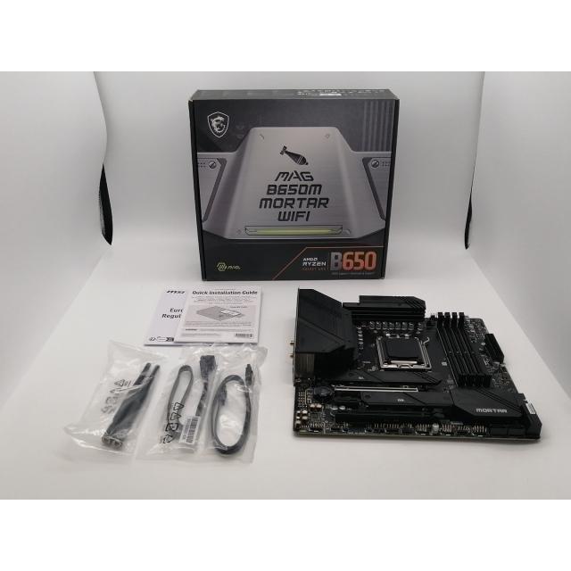 中古】MSI MAG B650M MORTAR WIFI B650/AM5/MicroATX【秋葉2号】保証
