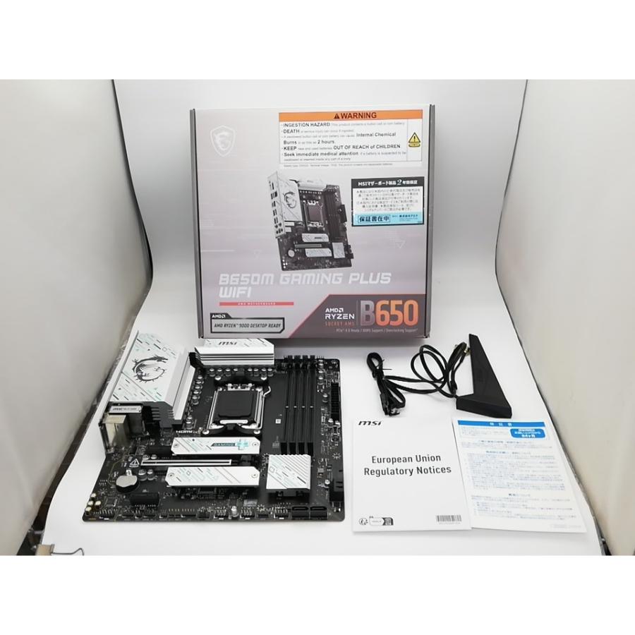 中古】MSI B650M GAMING PLUS WIFI B650/AM5/MicroATX【秋葉2号】保証