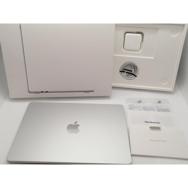 【中古】Apple MacBook Air 13インチ CTO (M3,2024) シルバー M3(CPU:8C/GPU:10C)/24G/256G【秋葉2号】保証期間１ヶ月【ランクA】の画像