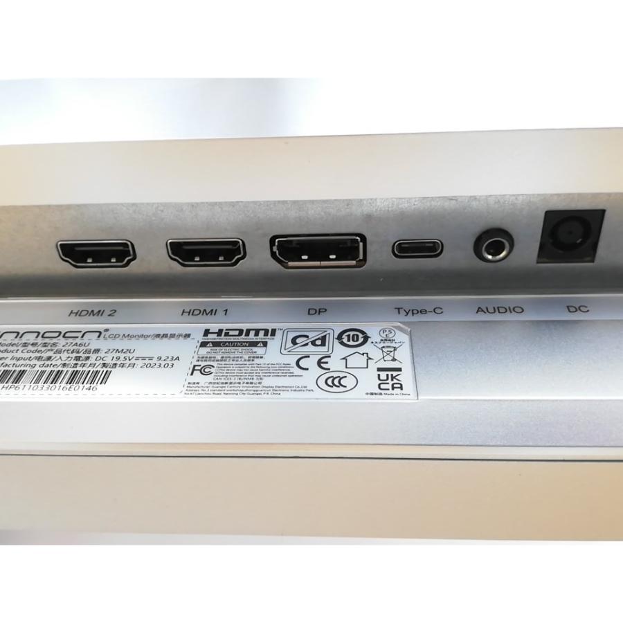 中古】innocn 27M2U [27インチ/3840x2160/IPS/非光沢/USB-C