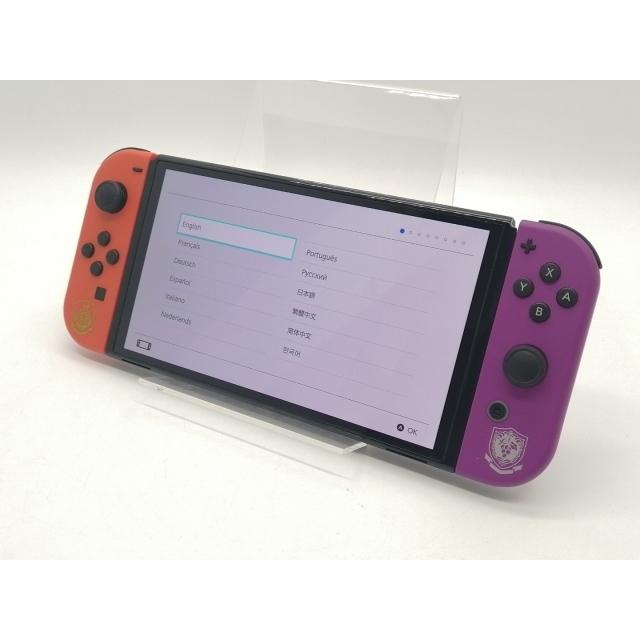 中古　Nintendo Switch 本体 + ケース付き 中古】Nintendo Switch 本体 (有機ELモデル) HEG-S-KEAAA スカーレット