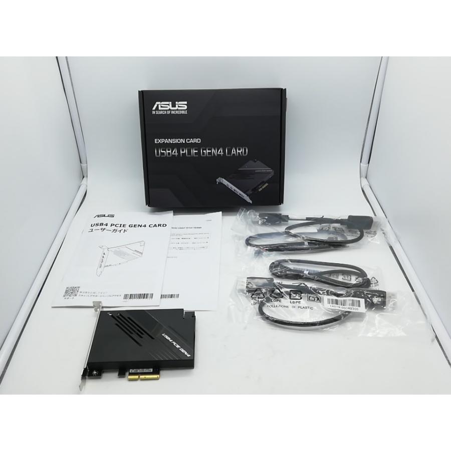 中古】ASUS USB4 PCIe Gen4カード、デュアルUSB4（USB-C）ポート