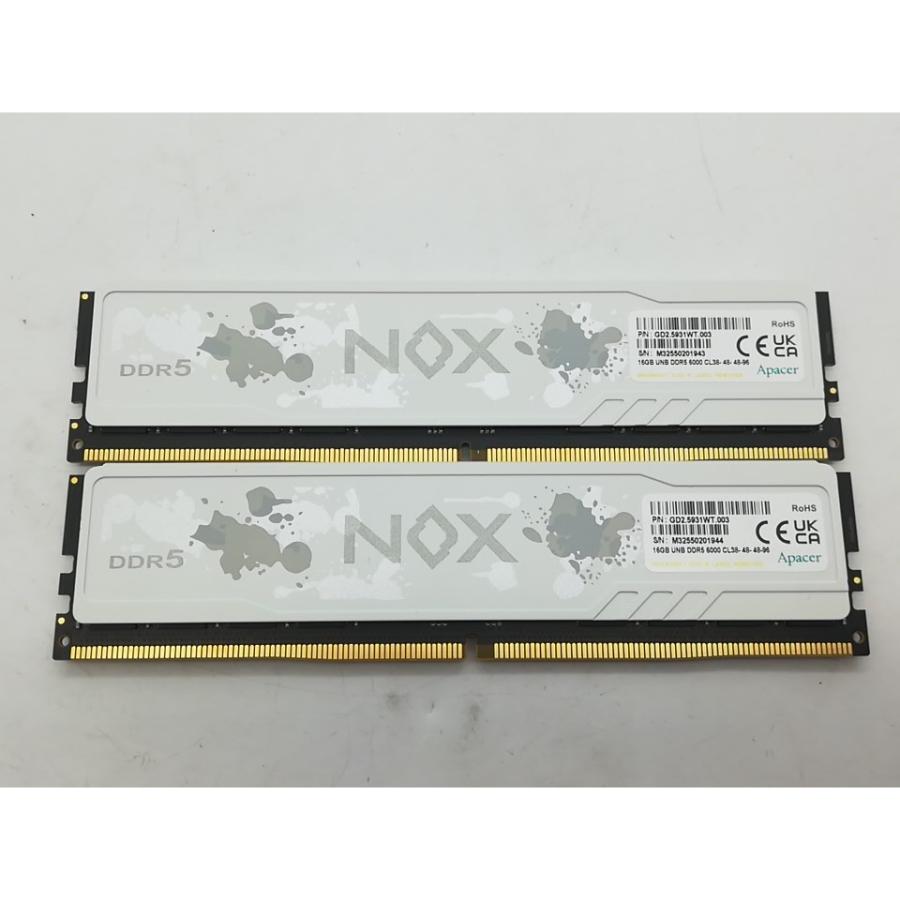中古】DDR5 16GB 2枚組（合計32GB） DDR5-6000(PC5-48000