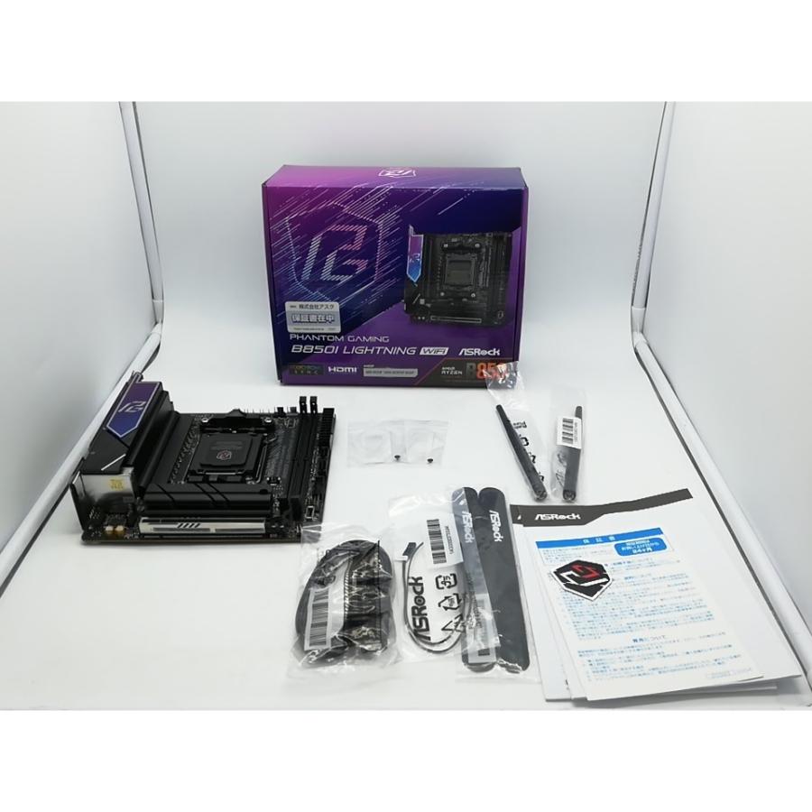 中古】ASRock B850I Lightning WiFi B850/AM5/mini-ITX【秋葉2号】保証