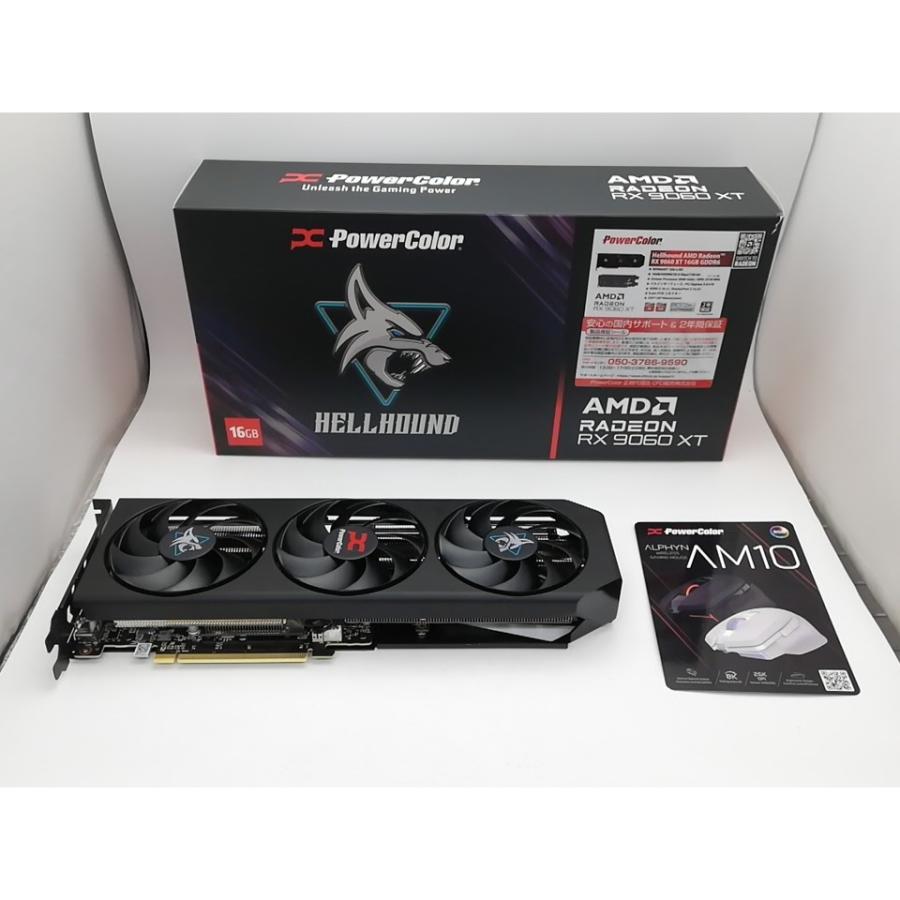 中古】POWERCOLOR PowerColor Hellhound AMD Radeon RX 9060 XT 16GB