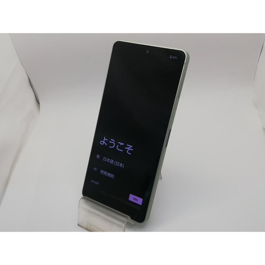 中古】SHARP docomo 【SIMフリー】 AQUOS sense8 ペールグリーン 6GB