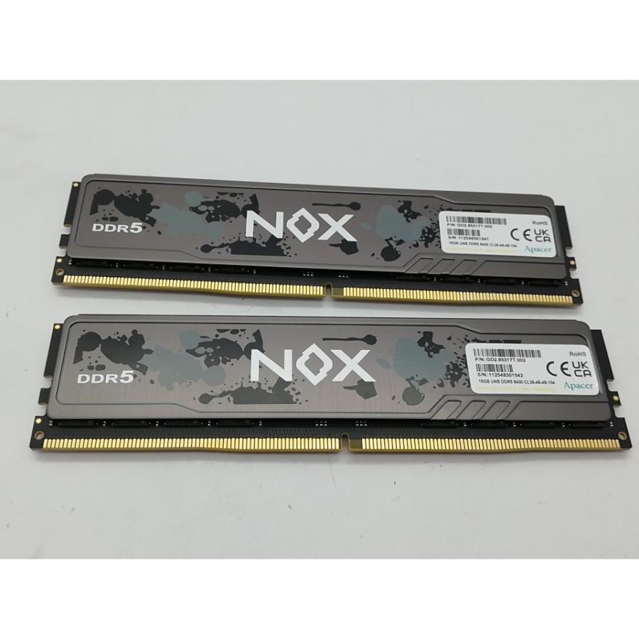 中古】DDR5 16GB 2枚組（合計32GB） DDR5-6400(PC5-51200