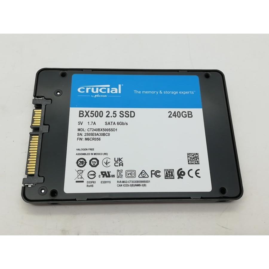 中古】Crucial BX500(CT240BX500SSD1) 240GB/SSD/6GbpsSATA【秋葉2号