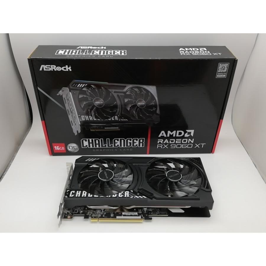 中古】ASRock Radeon RX 9060 XT Challenger 16GB OC RX9060XT/16GB