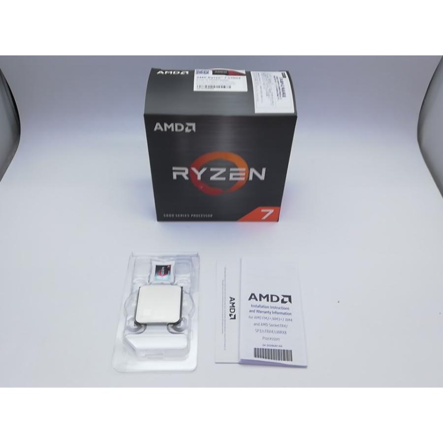 中古】AMD Ryzen 7 5700X (3.4GHz/TC:4.6GHz) BOX AM4/8C/16T/L3 32MB/