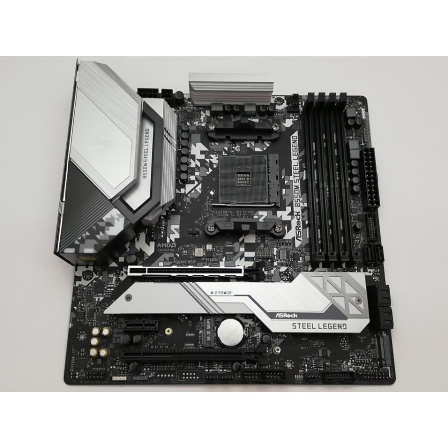 中古】ASRock B550M Steel Legend B550/AM4/2.5GbitLAN/MicroATX【秋葉