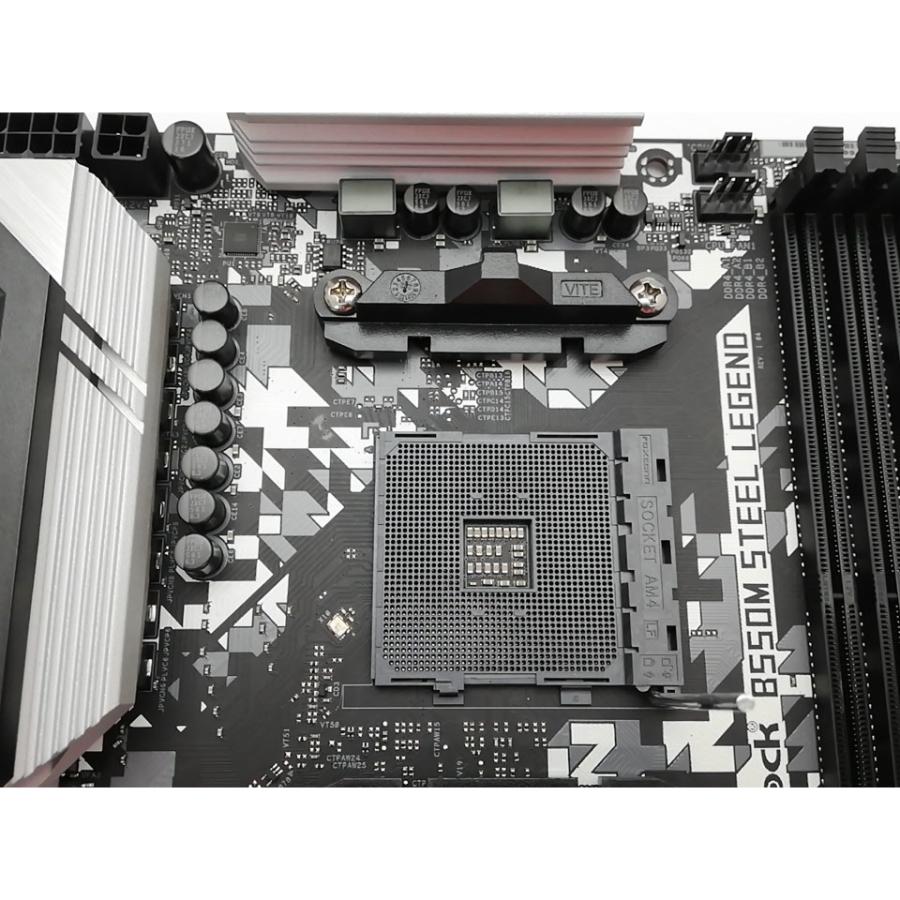 中古】ASRock B550M Steel Legend B550/AM4/2.5GbitLAN/MicroATX【秋葉