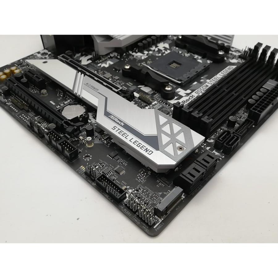 中古】ASRock B550M Steel Legend B550/AM4/2.5GbitLAN/MicroATX【秋葉
