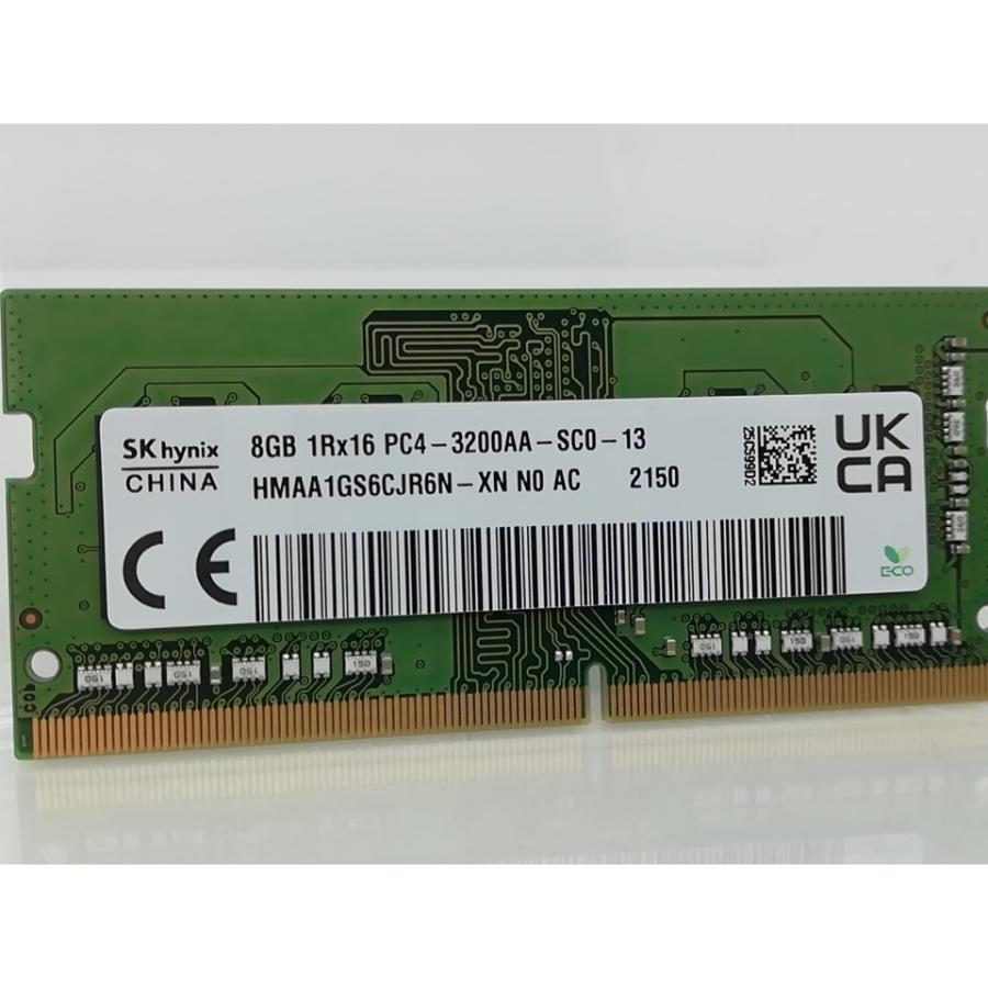 中古】260PIN 8GB DDR4-3200(PC4-25600) SODIMM 【ノートPC用】【秋葉2