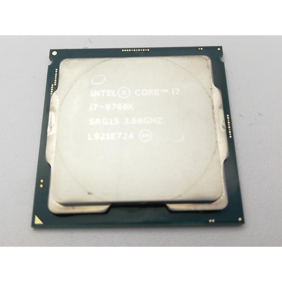 Intel core i7 9700k 中古　動作確認済み 中古】Intel Core i7-9700K (3.6GHz/TB:4.9GHz/SRG15/R0) bulk LGA1151