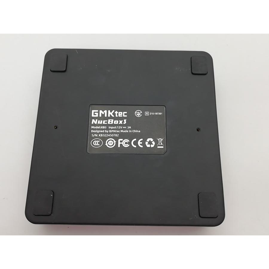 【玄人向け】NucBox3 KB3 8GB/256GB SSD 静音 中古】GMKtec GMKTEC KB3 NUCBOX3【Celeron J4125 8G 128G(SSD) 1GbE