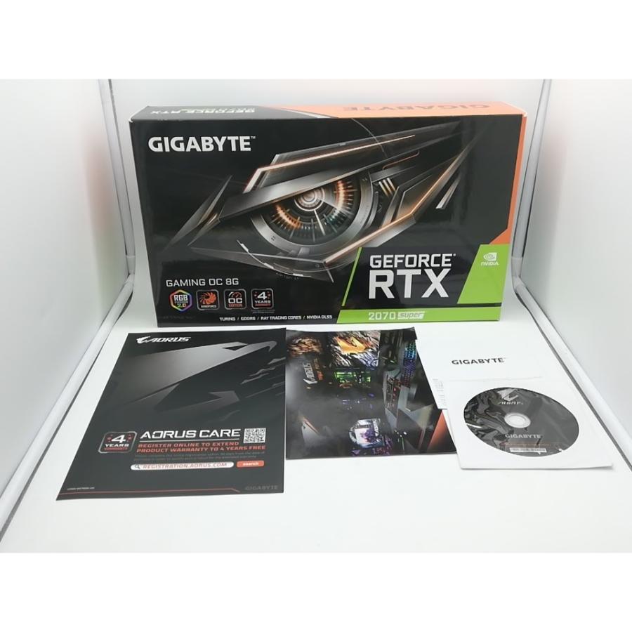 中古】GIGABYTE GeForce RTX 2070 SUPER GAMING OC 8G（GV-N207SGAMING