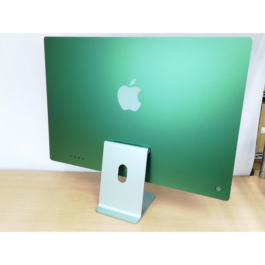 【中古】iMac 24インチ 4.5K Retinaディスプレイ M4(CPU:10C/GPU:10C) 16GB/256GB グリーン MWUY3J/A (24インチ, 2024, 4ポート)【秋葉2号】保証期間１ヶ月の画像