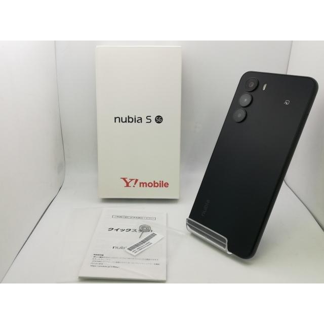 スマホ　【美品】nubia S 5G（ワイモバイル版）｜SIMフリー｜残債なし 中古】ZTE ymobile 【SIMフリー】 nubia S 5G 4GB 128GB ブラック
