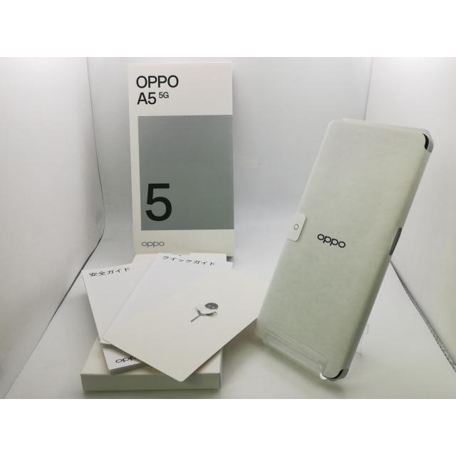 未使用】Oppo UQmobile 【SIMフリー】 OPPO A5 5G 4GB 128GB ホワイト